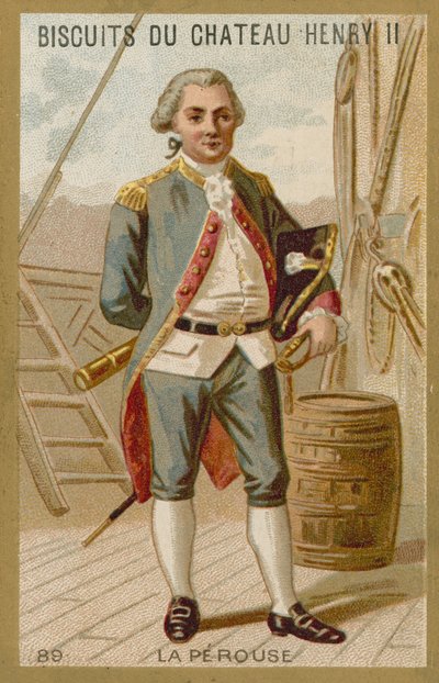 Jean-François de La Pérouse, oficial naval y explorador francés de French School