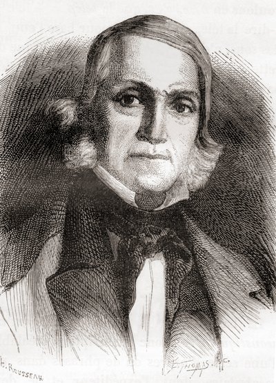 Jean-François Sudre, de Les Merveilles de la Science, publicado c.1870 (grabado) de French School