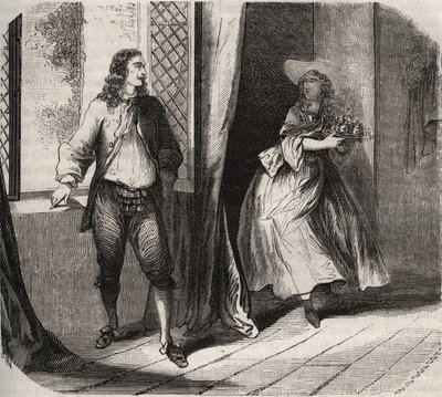 Jean Baptiste Poquelin, conocido como Molière (1622-1673) propuso matrimonio a la comediante Mademoiselle de Brie (Catherine Leclerc du Rose) de French School