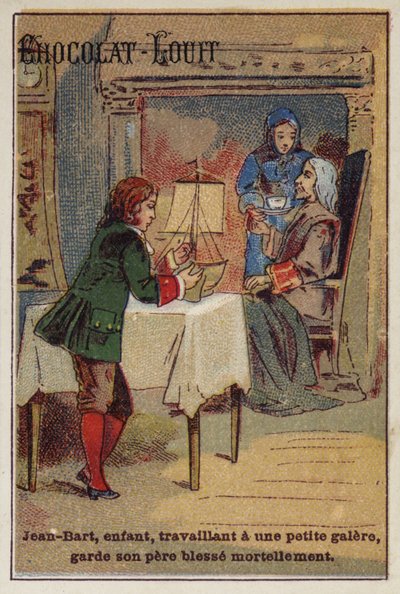Jean Bart, comandante naval y corsario francés del siglo XVII, de niño de French School