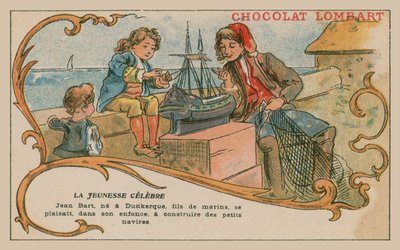 Jean Bart, comandante naval y corsario de finales del siglo XVII, de niño de French School