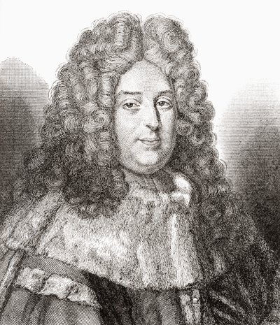 Jean Bouhier, 1673 - 1746. Magistrado francés, jurisconsulto, historiador, traductor, bibliófilo y erudito. De Les Heures Libres publicado en 1908 de French School