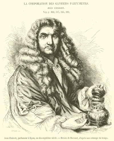 Jean Chabert, perfumista en Lyon, en el siglo XVII de French School
