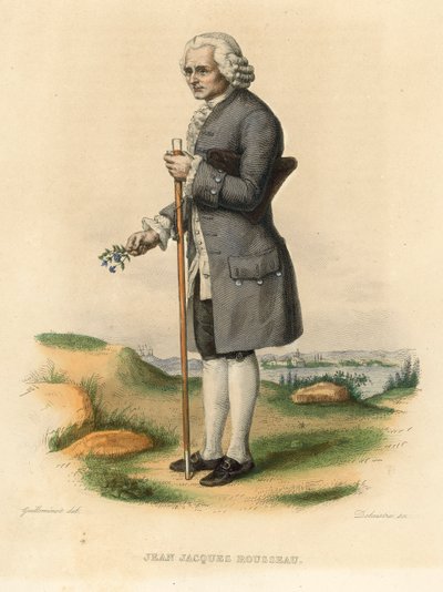 Jean Jacques Rousseau de French School