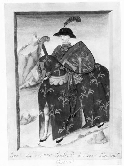 Jean de Dunois, el Bastardo de Orleans (litografía) de French School
