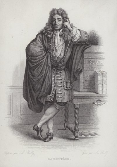 Jean de La Bruyere, filósofo, moralista y autor francés de French School