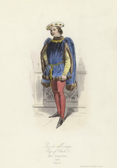 Jean de Montagu, Gran Maestre de Francia, reinado de Carlos VI de French School