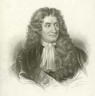 Jean de la Fontaine (grabado) de French School