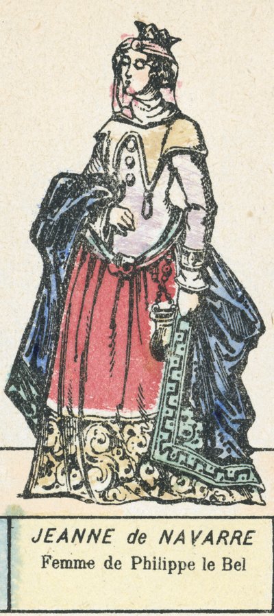 Juana de Navarra, Esposa de Felipe el Hermoso de French School