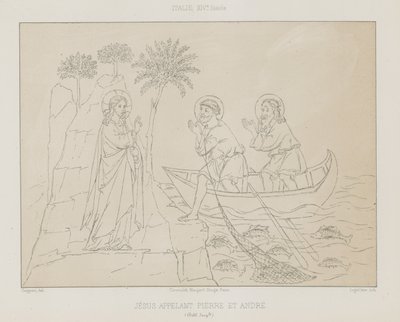 Jesús llamando a Pedro y Andrés de French School