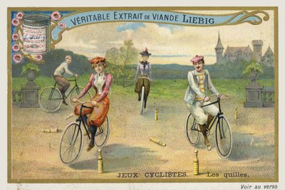 Jeux Cyclistes, ciclismo alrededor de bolos en Francia de French School