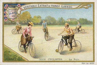 Jeux Cyclistes, jugando al polo de French School