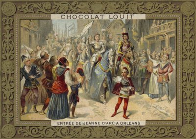 Juana de Arco entrando en Orleans, 1429 de French School