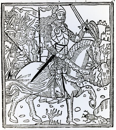 Juana de Arco, de La Mer des Histoires, 1491 de French School