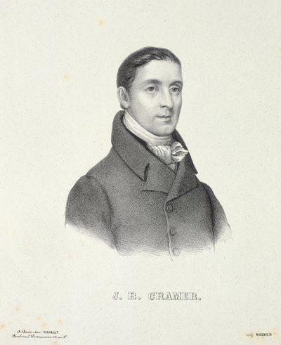 Johann Baptist Cramer (1771-1858) (grabado) de French School