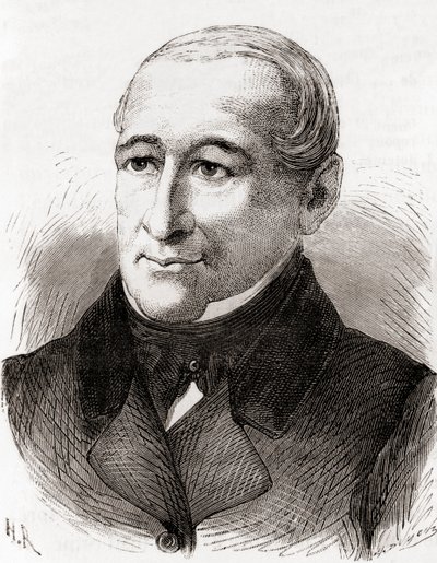 Johann Nicolaus von Dreyse, de Les Merveilles de la Science, publicado c.1870 de French School