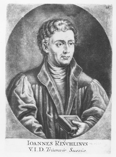 Johann Reuchlin (grabado) de French School