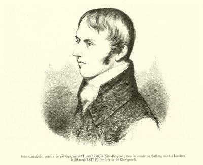 John Constable, pintor de paisajes, nacido el 11 de junio de 1776, en East-Bergholt, en el condado de Suffolk, muerto en Londres, el 30 de marzo de 1837 de French School