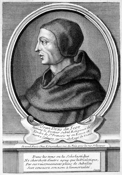 John Duns (Duns Scotus), sacerdote católico, filósofo y teólogo escocés de French School