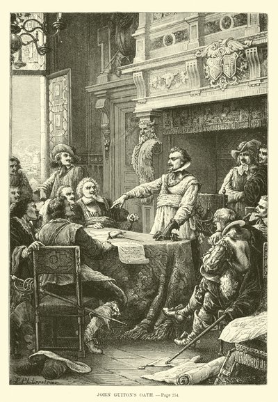 El juramento de John Guiton de French School