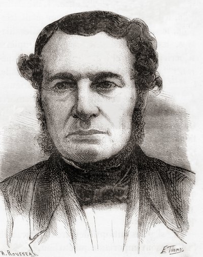Joseph-François Malgaigne, de "Les Merveilles de la Science", publicado hacia 1870 (litografía). de French School