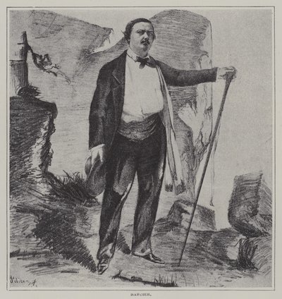 Joseph Darcier, cantante, actor y compositor francés de French School