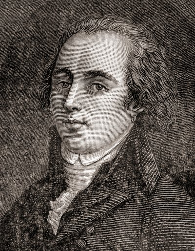 Joseph Geneviève, conde de Puisaye, de Histoire de la Revolution Française, por Louis Blanc de French School
