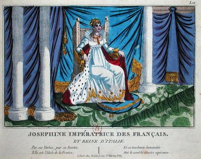 Josephine (1763-1814) Emperatriz de los franceses y Reina de Italia de French School