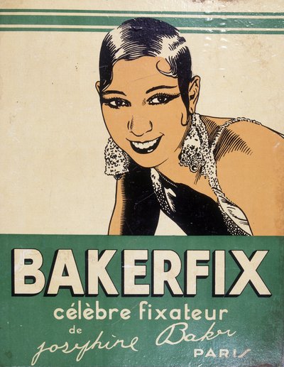 Josephine Baker - publicidad para Bakerfix: 