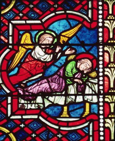 El sueño de José, siglo XIII de French School