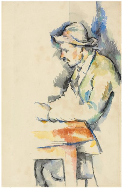 Jugador de Cartas, c.1896 de French School