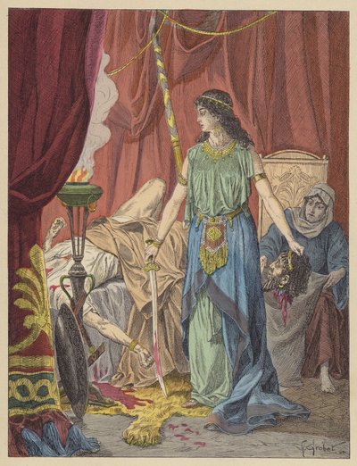 Judith y Holofernes de French School