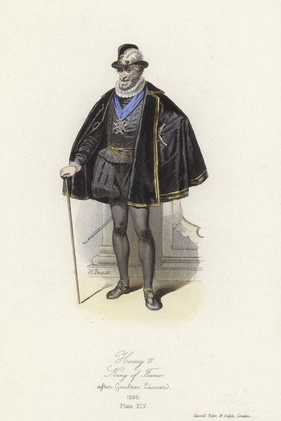 Rey Enrique IV de Francia de French School