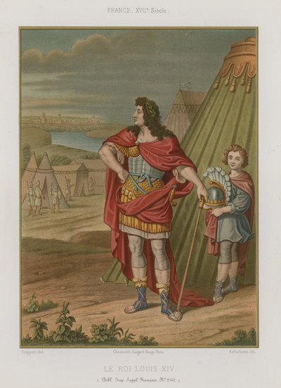 Rey Luis XIV de Francia de French School