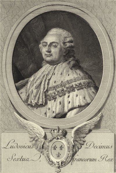 Rey Luis XVI de Francia de French School
