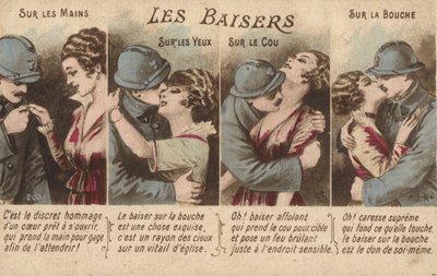Pareja besándose de French School