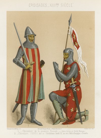 Caballero de la primera cruzada de French School