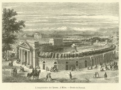 El Anfiteatro de la Arena, en Milán de French School