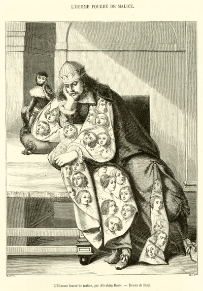 El hombre lleno de malicia de French School