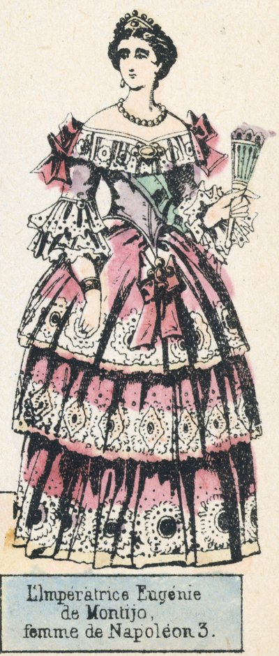 La emperatriz Eugenia de Montijo, esposa de Napoleón III de French School