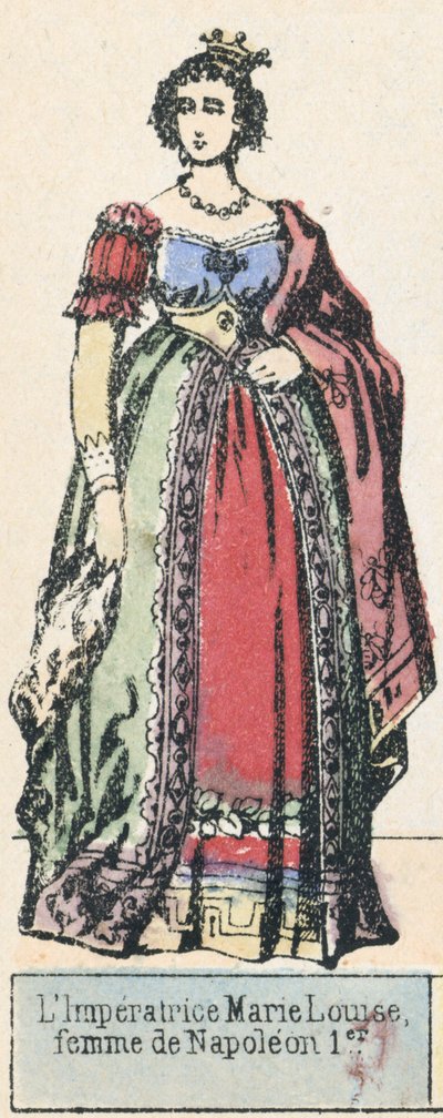 La Emperatriz Marie Louise, esposa de Napoleón I de French School
