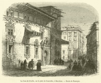 La Casa de Gralla, en la plaza de Courcelles, en Barcelona de French School
