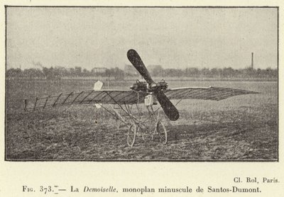 La Demoiselle, monoplano minúsculo de Santos-Dumont de French School