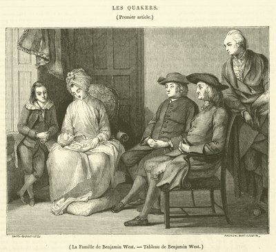La Familia de Benjamin West de French School