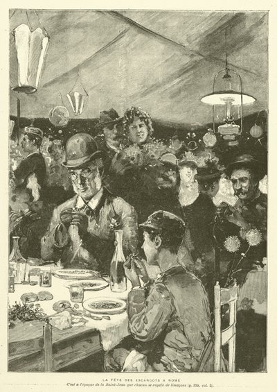 La Fiesta de los Caracoles en Roma de French School