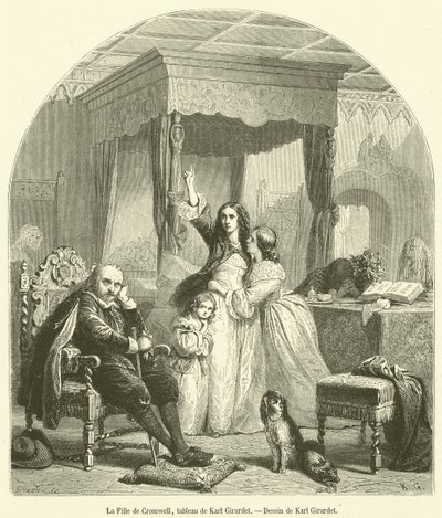 La Hija de Cromwell de French School