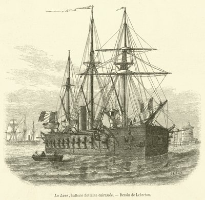 La Lave, batería flotante acorazada de French School
