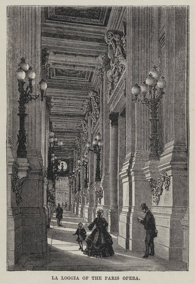 La Loggia de la Ópera de París de French School