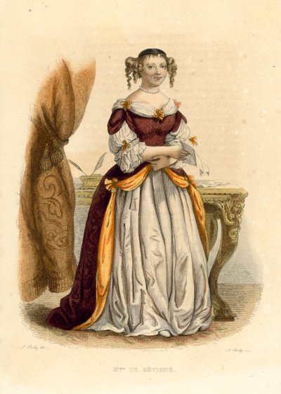 La Marquesa de Sévigné de French School