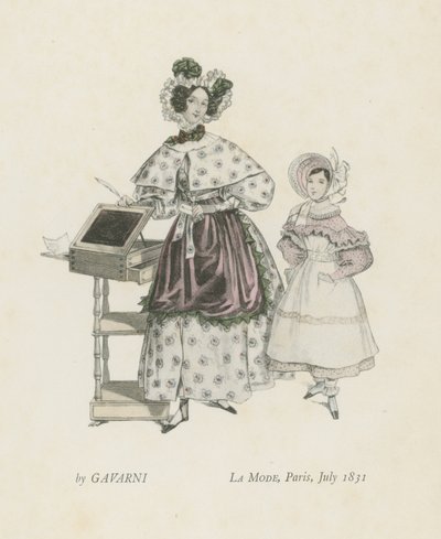 La Mode, París, julio 1831 de French School